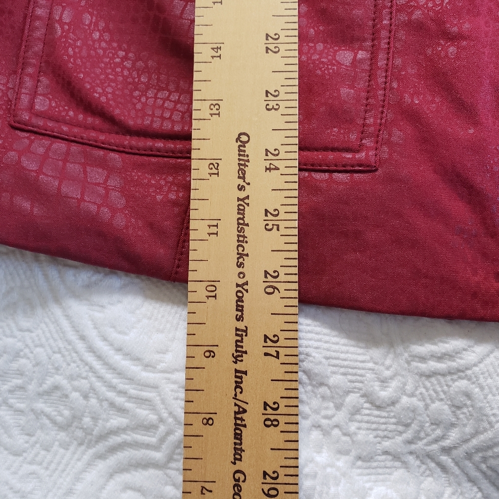 Ruby Rd. Faux Leather Jacket ECU - Picture 7 of 7